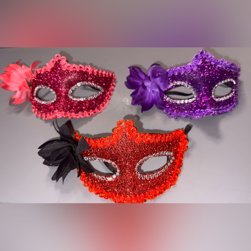 Masquerade Masks 3 Set Bundle
